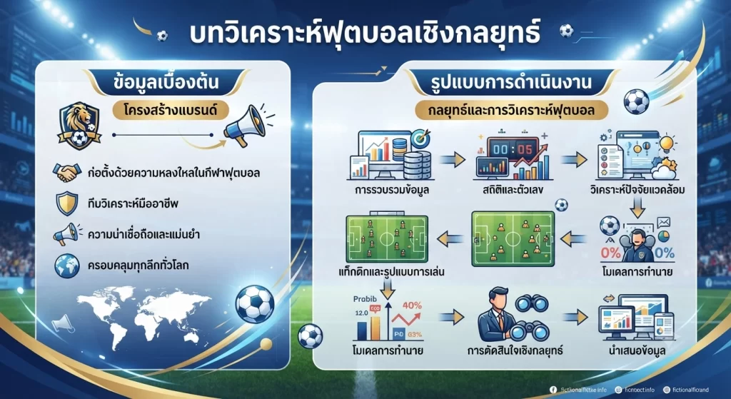 กลยุทธ์และวิธีการวิเคราะห์ฟุตบอล