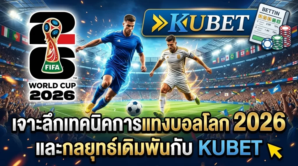 เจาะลึกเทคนิคการแทงบอลโลก 2026 และกลยุทธ์เดิมพันกับ KUBET