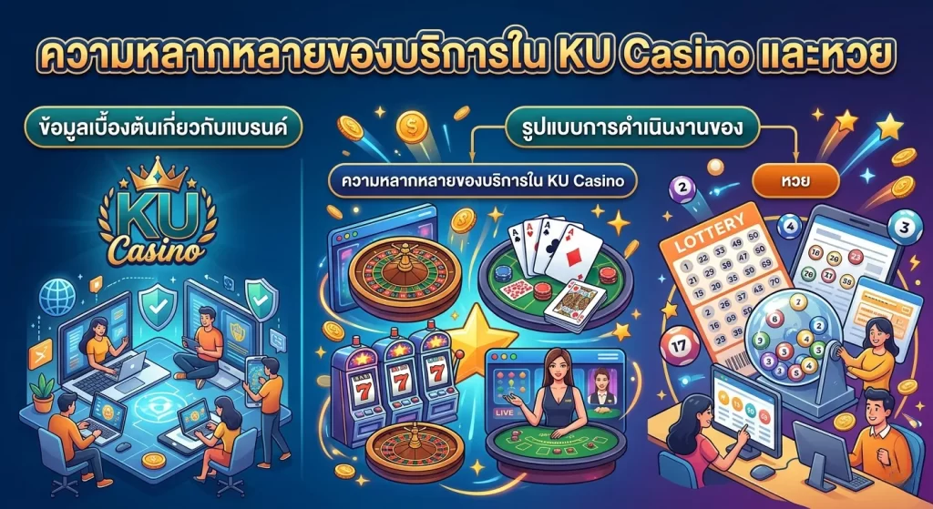 ความหลากหลายของบริการใน KU Casino และหวย